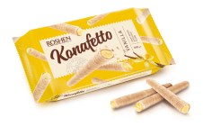 ROSHEN Konafetto trubičky Vanilla-cream 140g