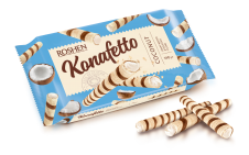 ROSHEN Konafetto trubičky Coconut-cream 140g