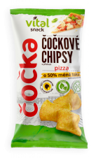 Vital snack Čočkové chipsy Pizza 65g