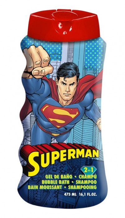 Superman 2in1 Šampon&Pěna do koupele 475ml
