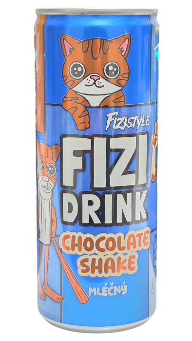 Fizi drink Chocolate Shake Mléčný 250ml