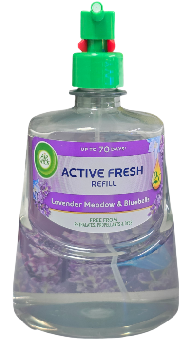 Air Wick Active Fresh náplň Levandulová louka a modré kvítky 228ml