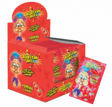 Burstin Bits popping candy Jahoda 7g
