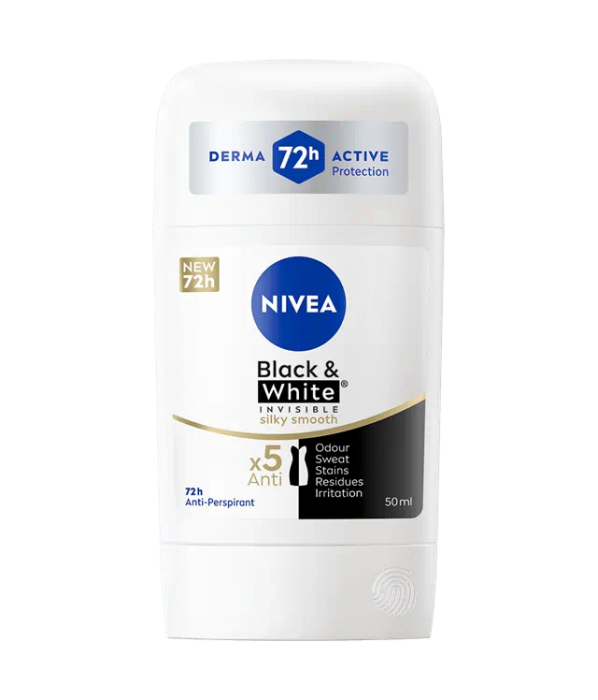 Nivea Tuhý 50ml B&W Silky Smooth