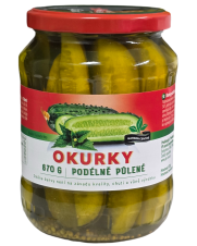 Okurky řezy podélné 720g