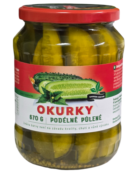 Okurky řezy podélné 720g