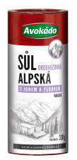 Avokádo Alpská sůl s jódem a fluorem 330g