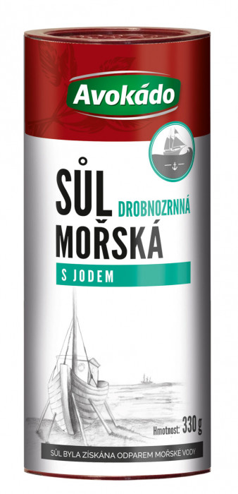 Avokádo Mořská sůl s jódem 330g