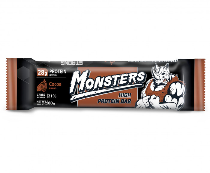 Monsters Protein tyčinky - Kakao 80g