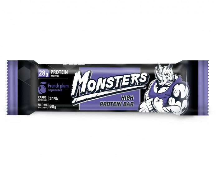 Monsters Protein tyčinky - Švestka 80g