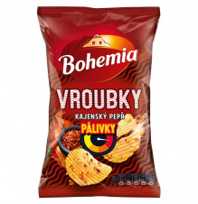 Bohemia Chips 120g Vroubky Kajenský Pepř