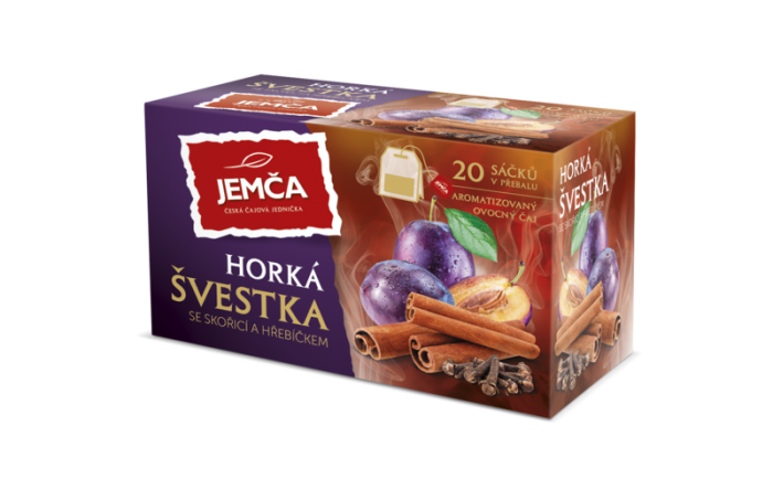 Jemča Hořké ovoce - Horká švestka se skořicí a hřebíčkem 40g
