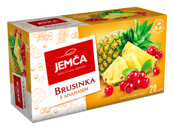 Jemča Ovocné čaje - Brusinka s Ananasem 40g