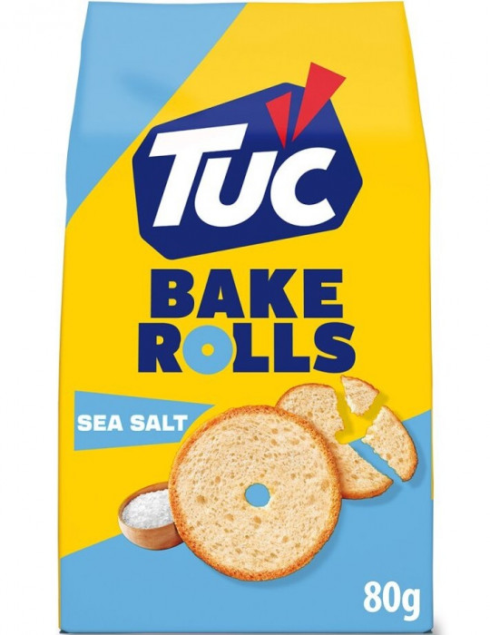 TUC Bake Rolls Sea Salt 80g