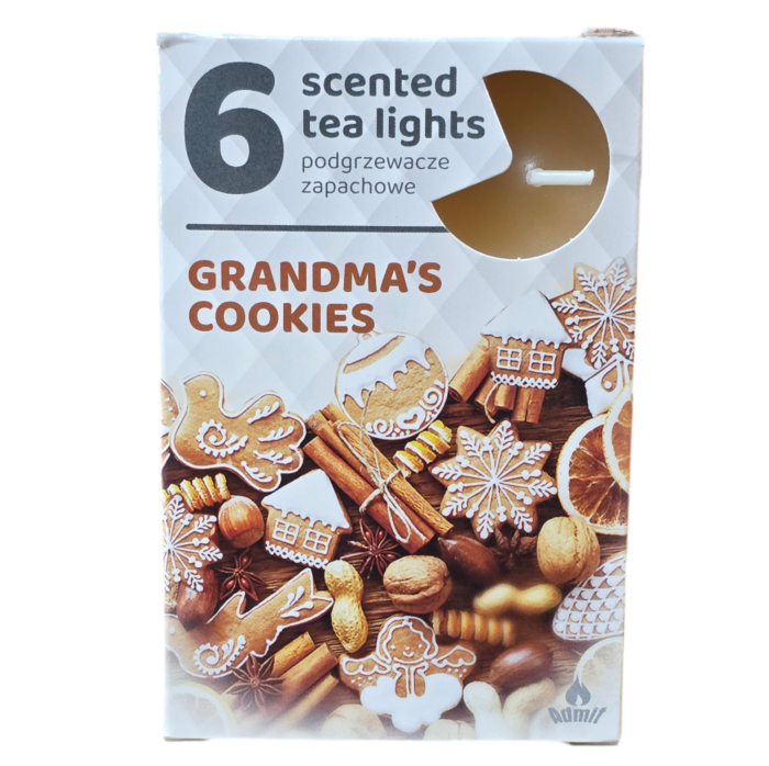 Admit Čajové svíčky - Grandma's Cookies