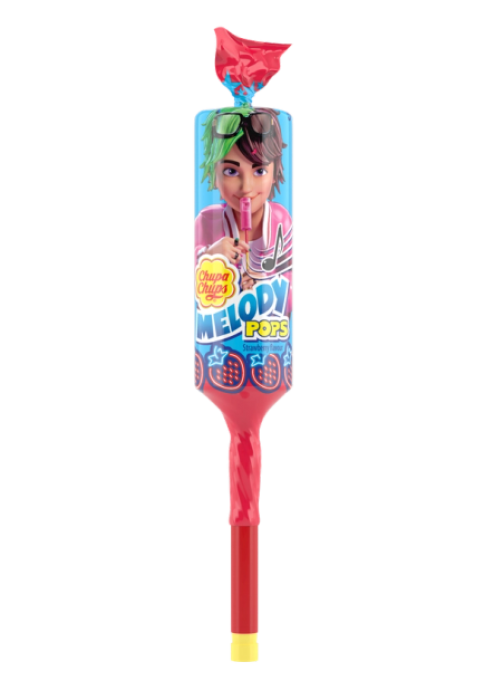 Chupa Chups Melody Pops Strawberry 15g