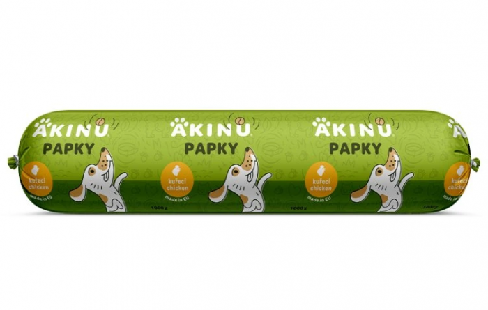 PAPKY Kuřecí salám krmivo pro psy 1kg