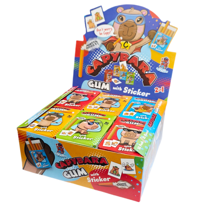 Bubble Gum Sticks CAPYBARA 35g