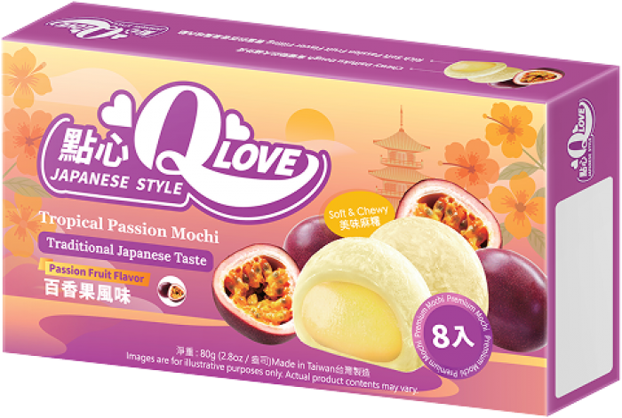 QLove Mochi - Tropical Passion 80g