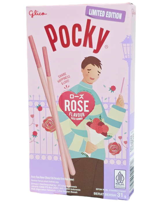 Pocky tyčinky 31g Rose