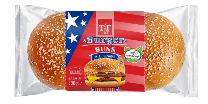 Burger Buns se sezami 300g