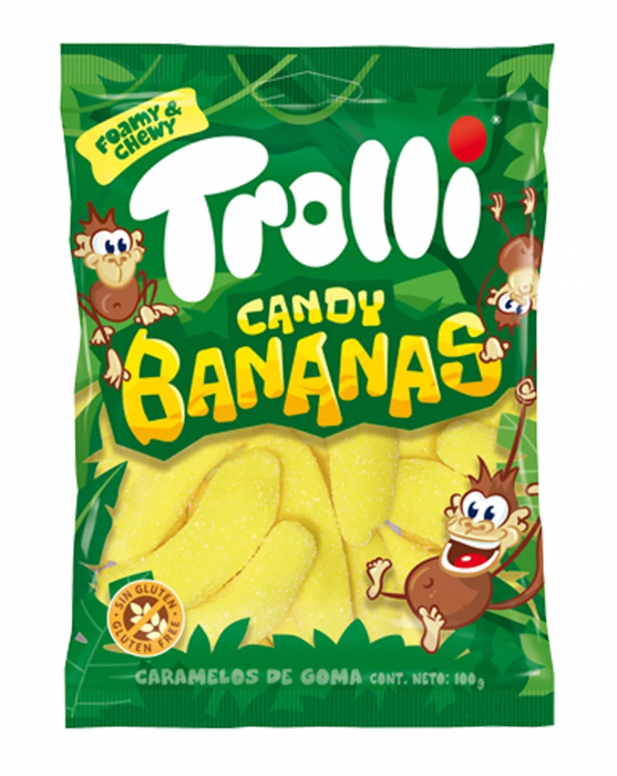 Trolli 100g Candy Bananas
