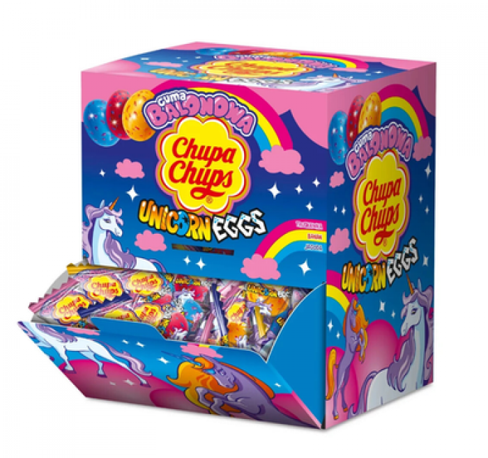 Chupa Chups Bubble Gum - Unicorn Eggs 5g