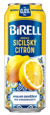 Birell Nealkoholické pivo plech 0,5l Sicilský Citrón