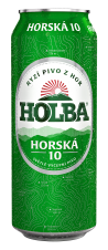 HOLBA Horská 10, světlé výčepní pivo 0,5L