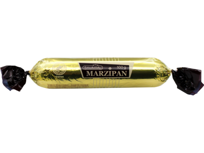 Schluckwerder Marzipan bar brown/gold 100g