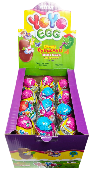 Nova Surpirse-Yoyo čokoládové vajíčka 25g