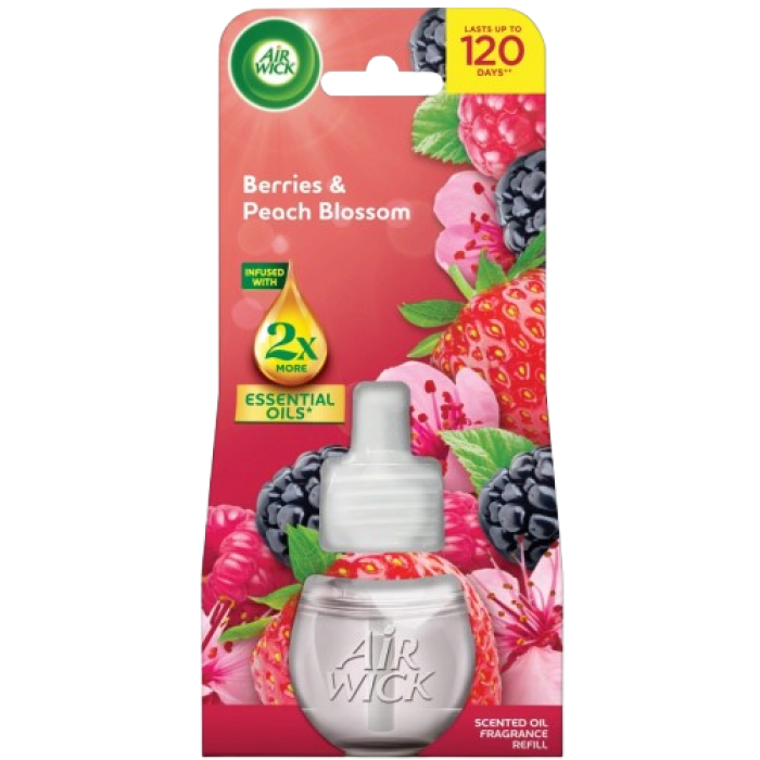 Air wick Elektrické náplň 19ml Lesní plody&Broskový květ