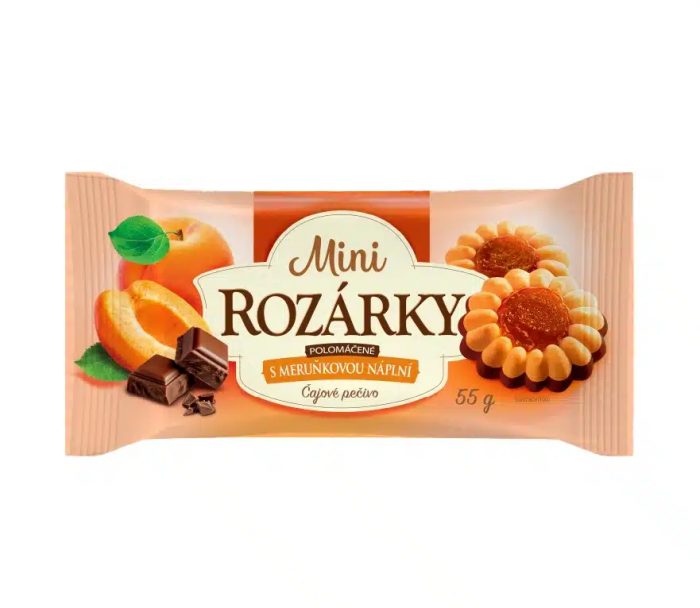 Rozárky Mini Meruňka 55g
