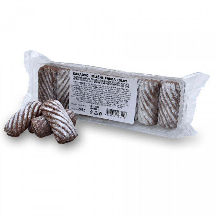 Prima Rolky Kakao - Mléčná 240g