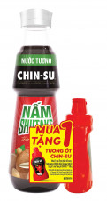 Chin-Su Sójová omáčka SHIITAKE 500ml + Chilli omáčka zdarma