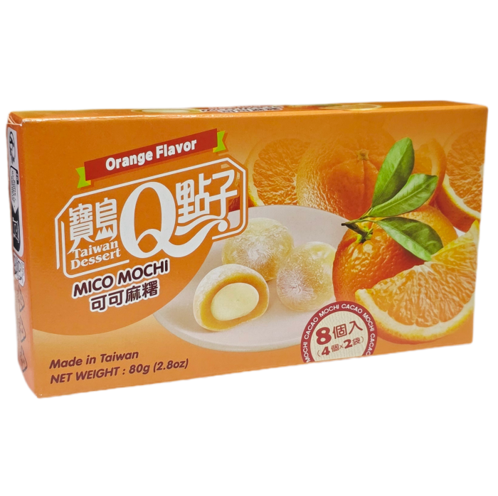 Taiwan Dessert Q Mochi 80g Pomeranč
