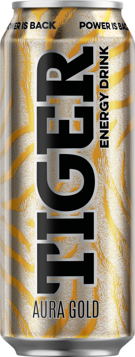 TIGER 0,5l energy drink - Aura Gold