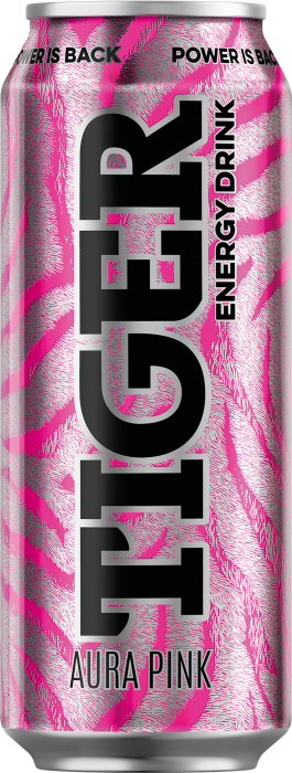 TIGER 0,5l energy drink - Aura Pink