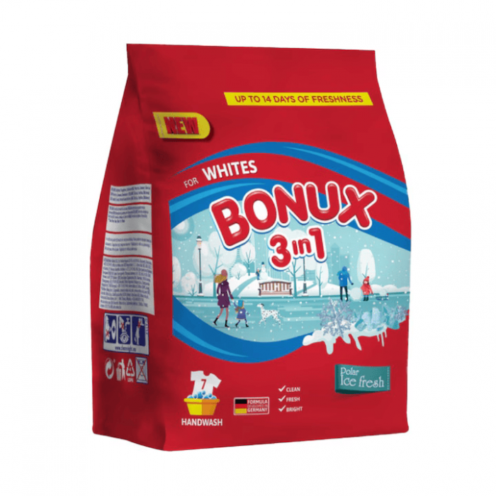 Bonux 400g 8PD White Polar Ice - pro bílé prádlo