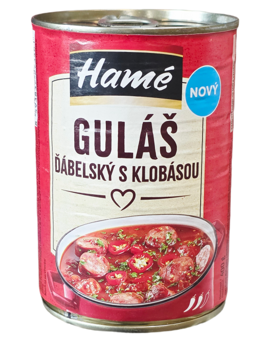 Hamé Ďábelský guláš s klobásou 400g
