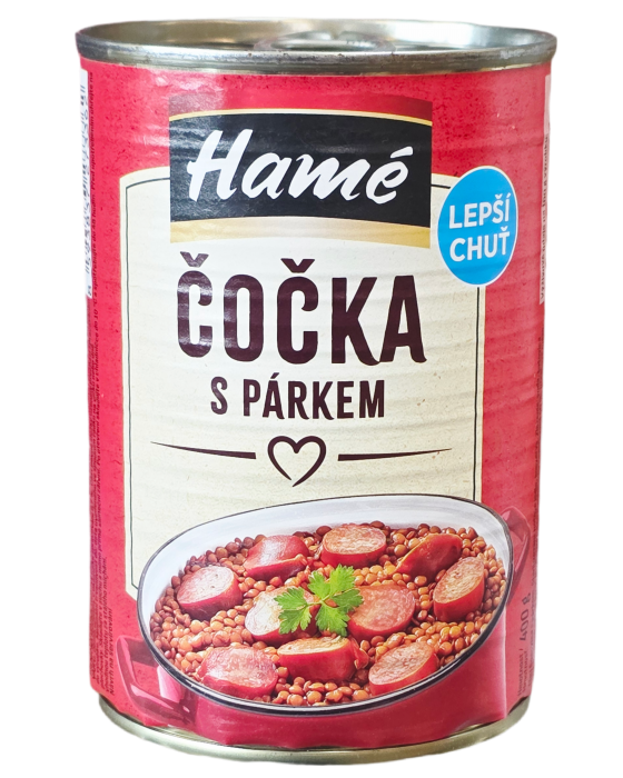 Hamé Čočka s párkem 400g
