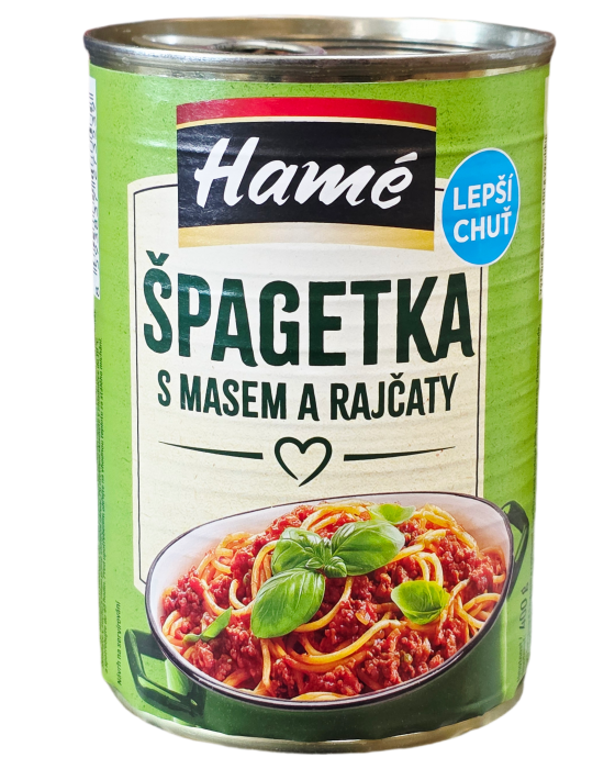 Hamé Špagetka s masem a rajčaty 400g