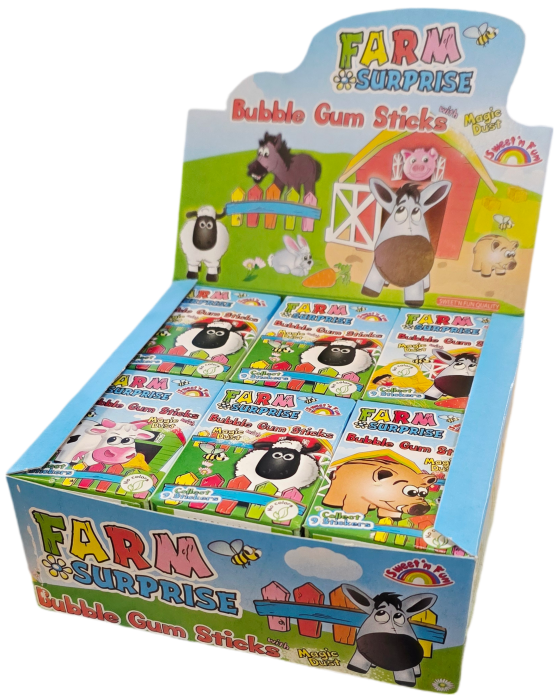 Bubble Gum Sticks FARM 28g