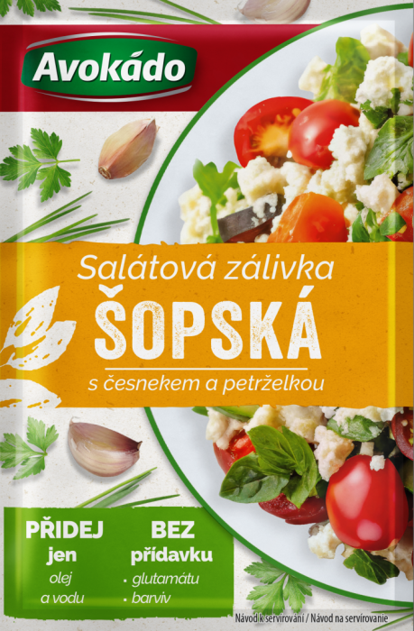 Avokádo Salátová Zálivka Šopská 8g