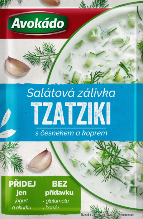 Avokádo Salátová Zálivka Tzatziky 8g