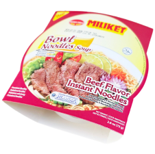 MILIKET Instantní nudle Miska - Hovězí 75g