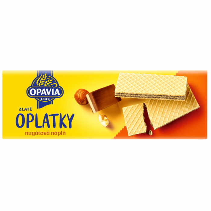 Zlaté oplatky Nugátové 146g