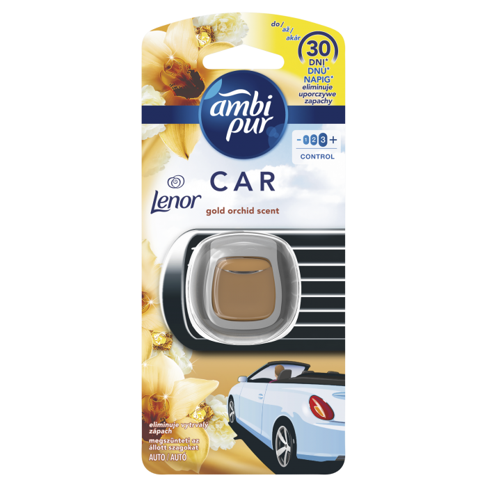 Ambi Pur vůně do auta 2ml Lenor Gold Orchid
