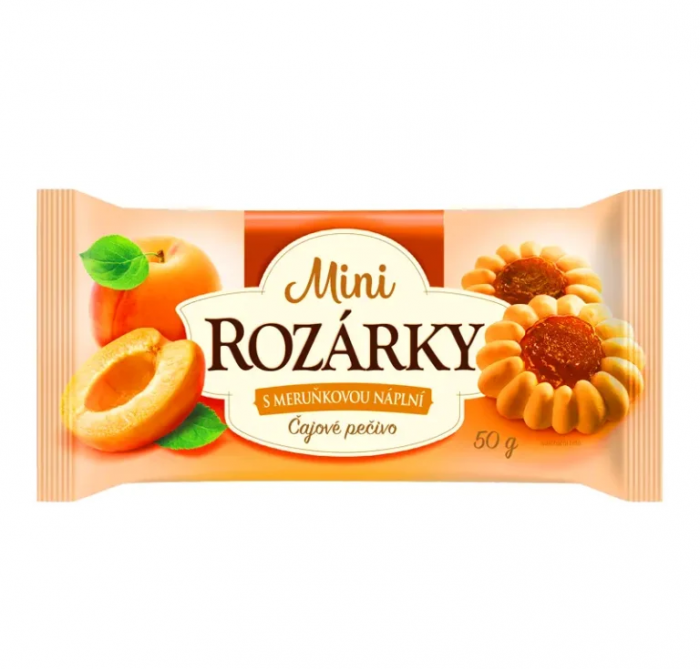 Rozárky Mini Meruňka 50g
