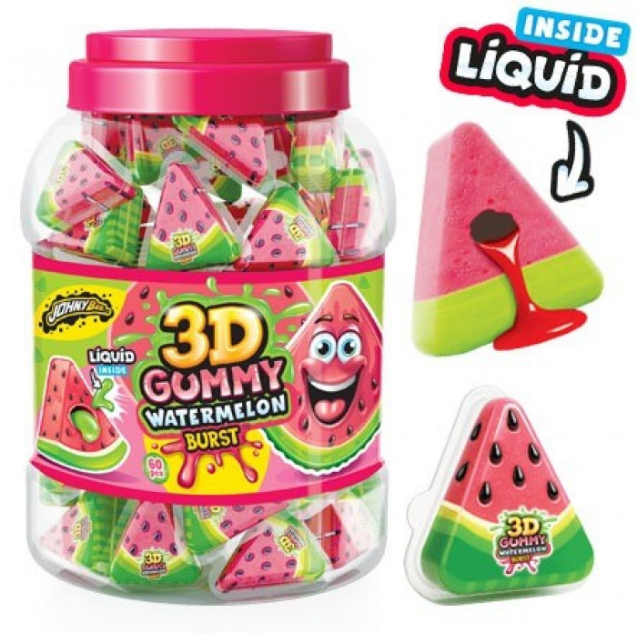 Johny Bee - 3D Juicy Gummy Watermelon 18g